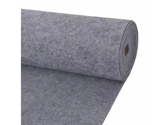 Tapis strié pour exposition 1,2x20 m Gris