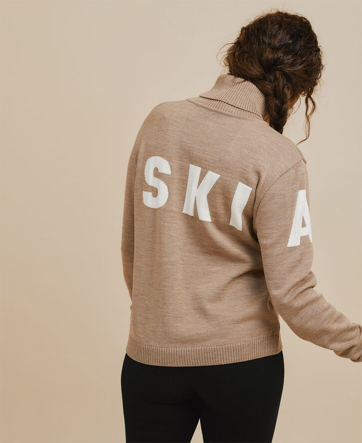 Cartel Copenhagen Alpine Turtleneck Knit Sweater - Hazel Lysebrun