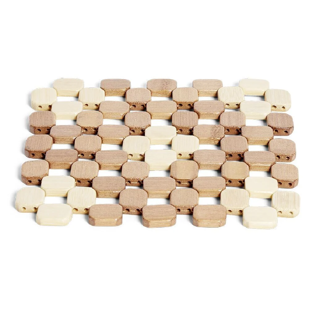 Dessous de plat carré en bambou 19x19cm