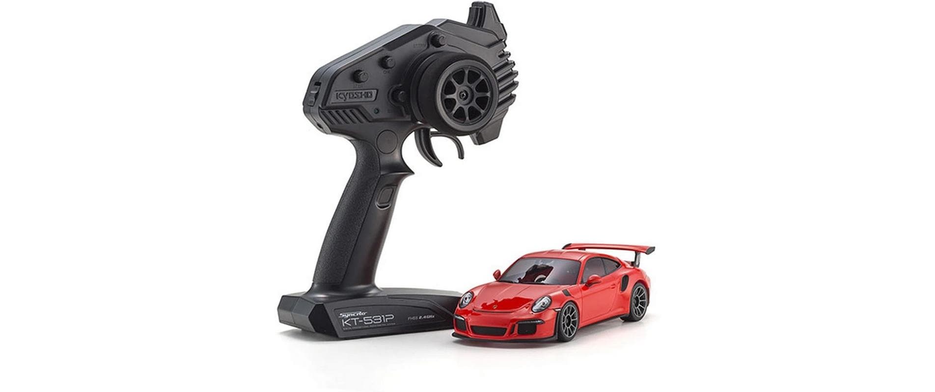 Mini-Z Porsche 911 GT3 RS, Orange 1:27 Readyset<br>Hochleistungs-RC-Rennwagen