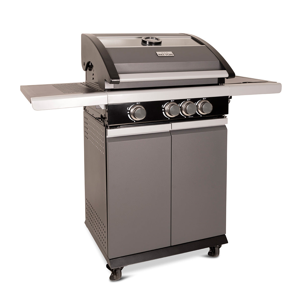 Patton Patio Pro Chef 3+1 Gasbarbecue - Frozen Grey