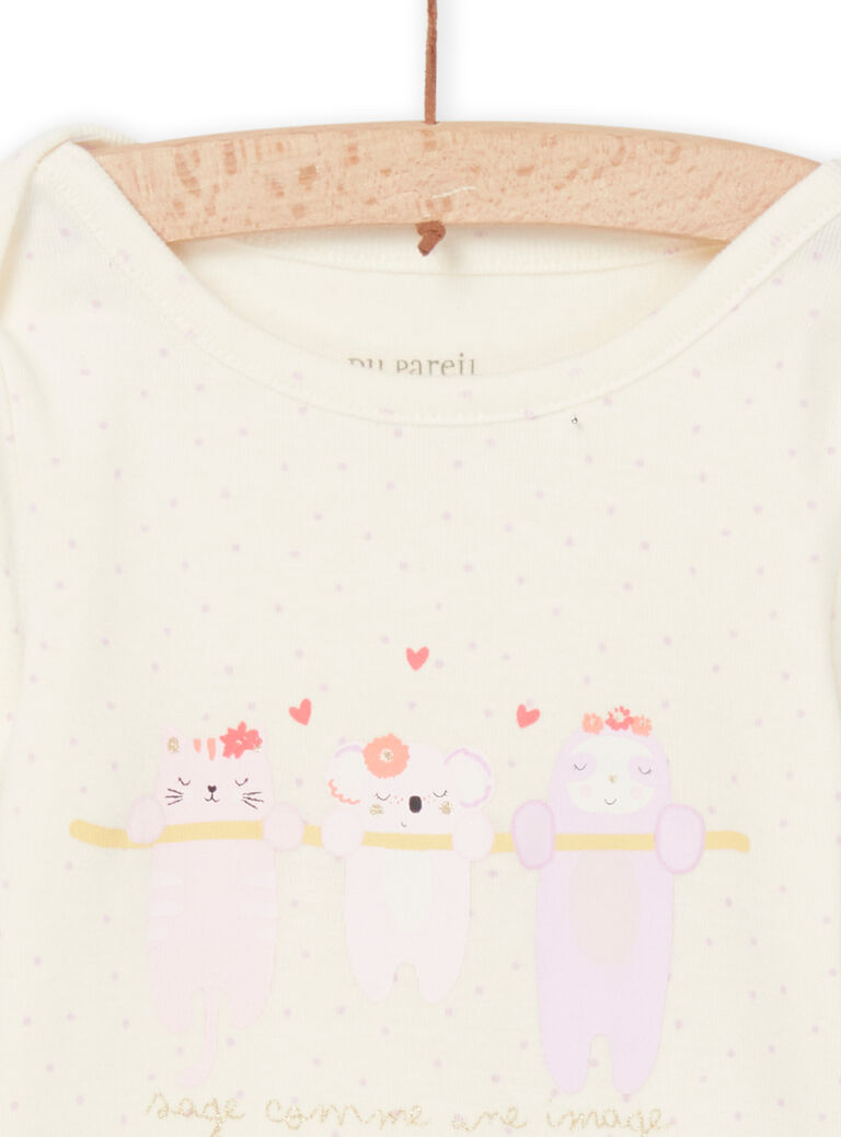 Body à imprimé à pois et motifs animaux