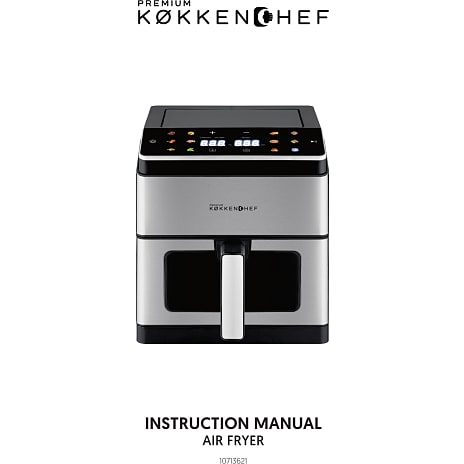Køkkenchef Premium Airfryer - sort/sølv