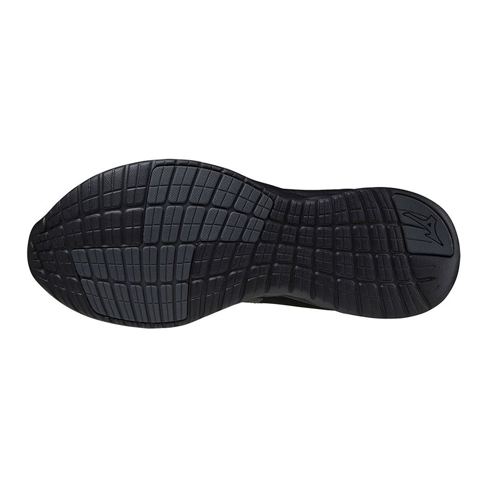 Mizuno WAVE REVOLT 2 - Chaussures running Homme black/black/dshadow