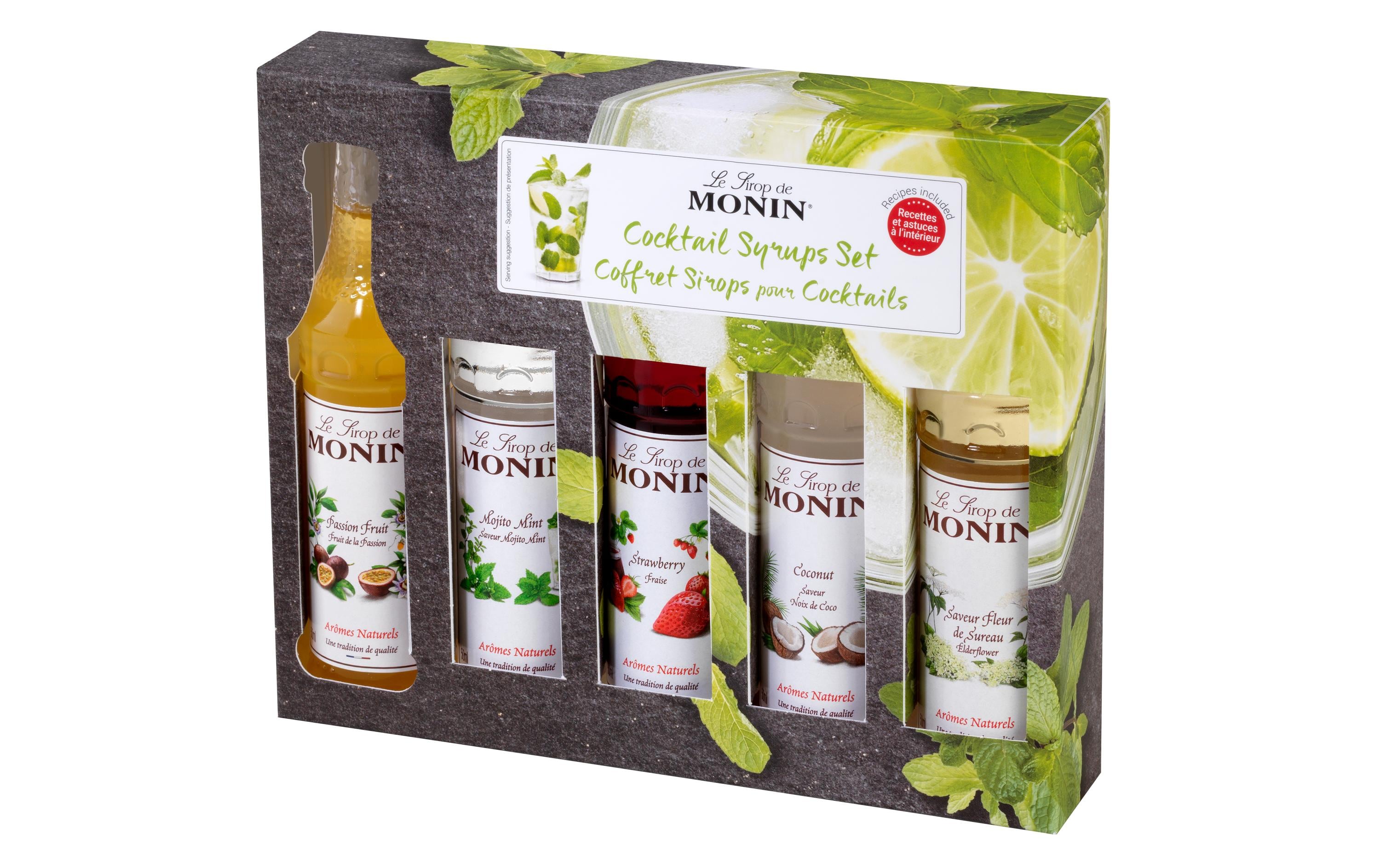 Sirup Cocktail Set 5 x 50 mlHochwertige Konzentrate mit verschiedenen Geschmacksrichtungen