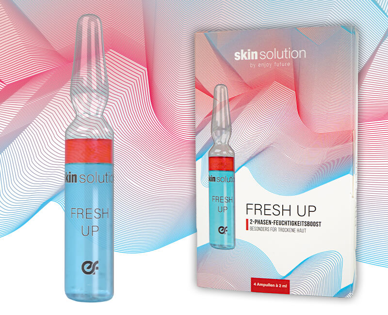 Skin Solutions fresh up 2-Phasen-Feuchtigkeitsboost (4 x 2 ml)