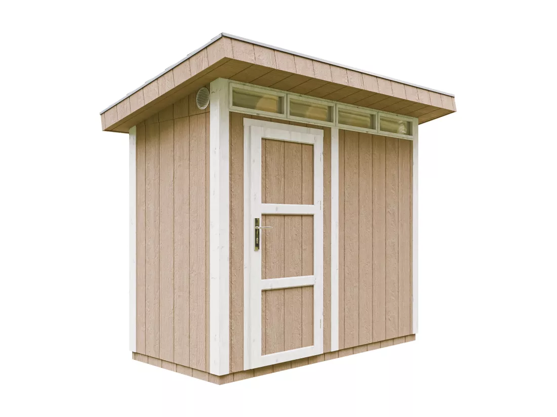 Abri de Jardin Qualité Premium 3m²/L161xL294xH239 cm - Timbela M901-TERRA BROWN