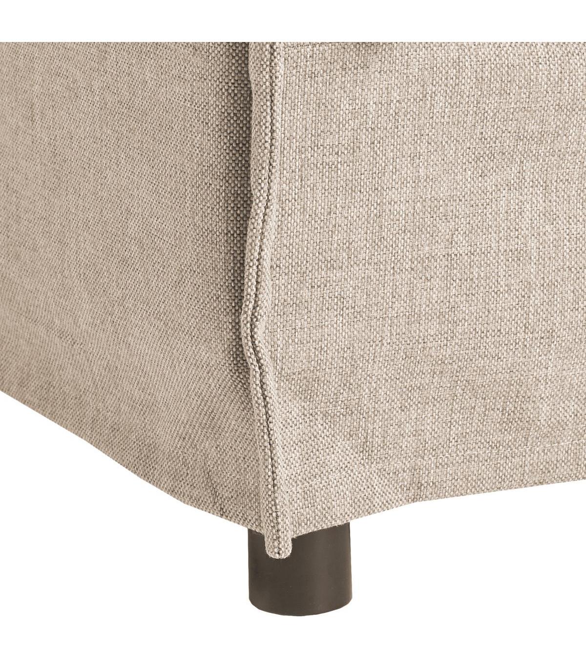 CANAPE ODILON LIN 3 PLACES BEIGE