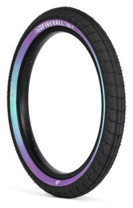 Pneu BMX Eclat Fireball Noir Flanc Fade