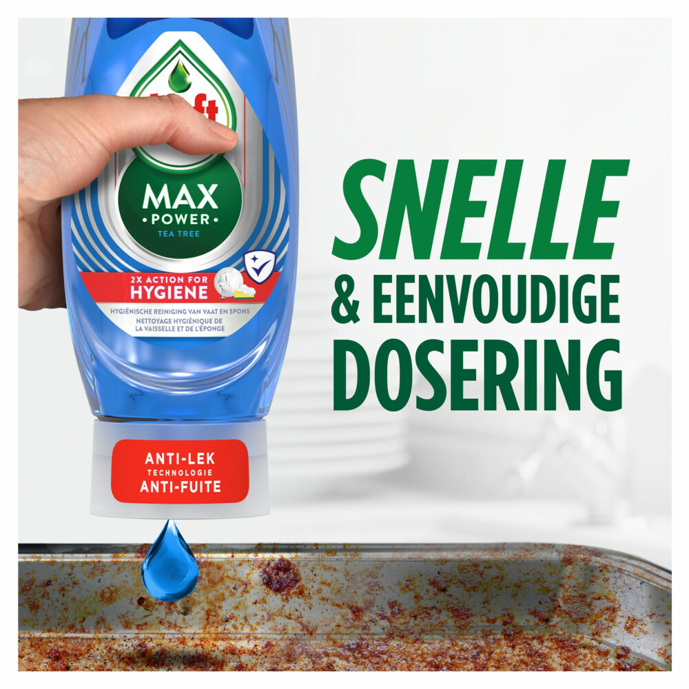 Dreft Max Power Afwasmiddel Extra Hygiëne370 ml
