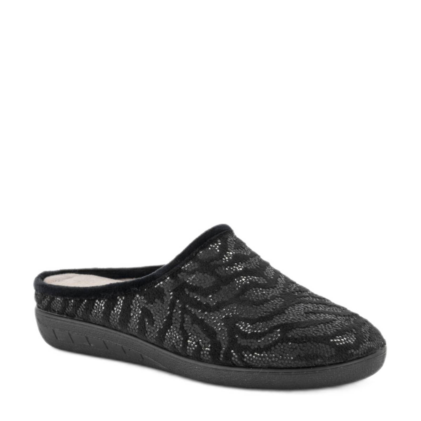 Casa mia zwarte pantoffels