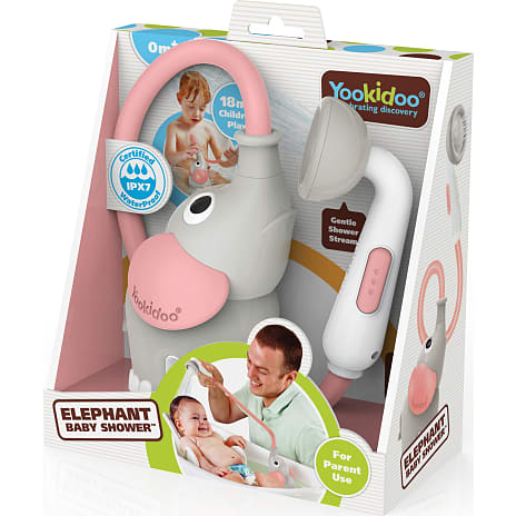 Yookidoo elefant babybruser - rosa
