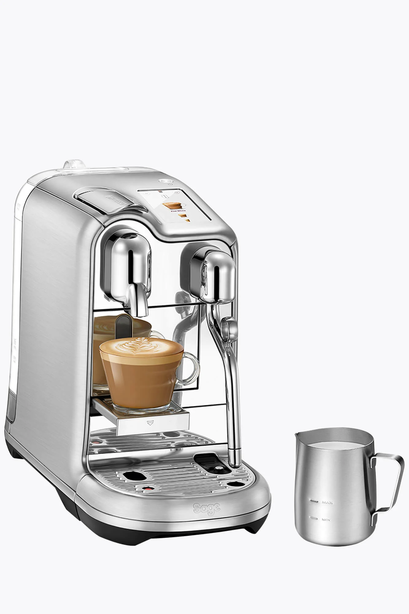 Sage the Creatista Pro™ Nespresso Kapselmaschine, Edelstahl