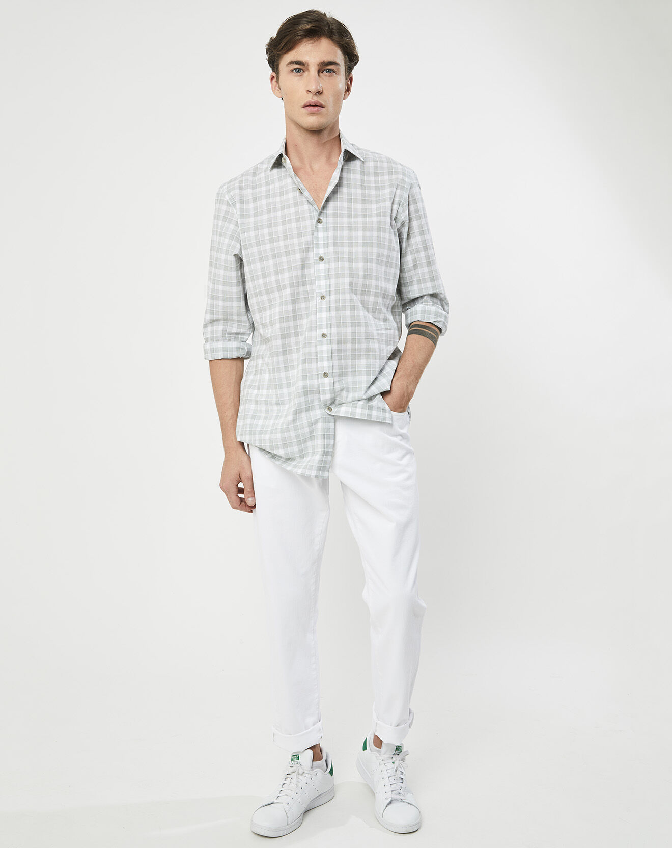 Hackett London Jean uni blanc