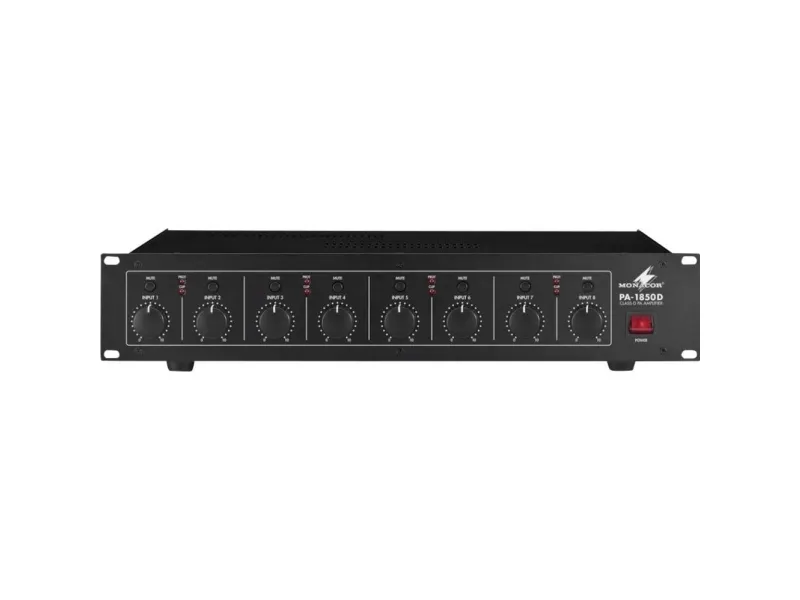 PA-1850D 8-channel class D PA amplifier