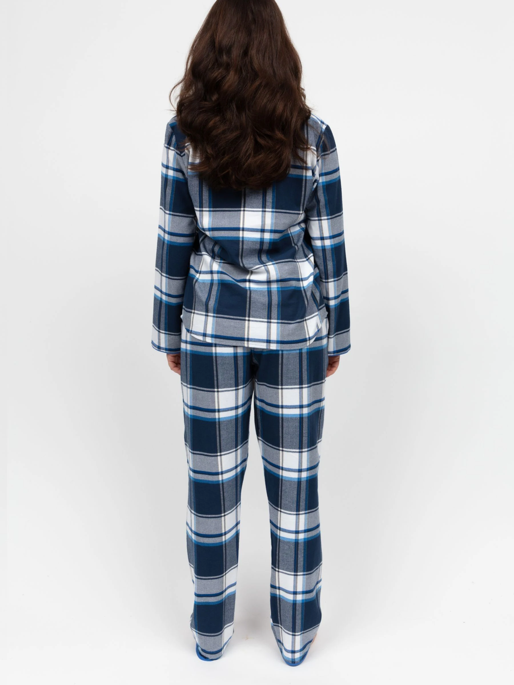 Cyberjammies geruite pyjamaset met lange mouwen