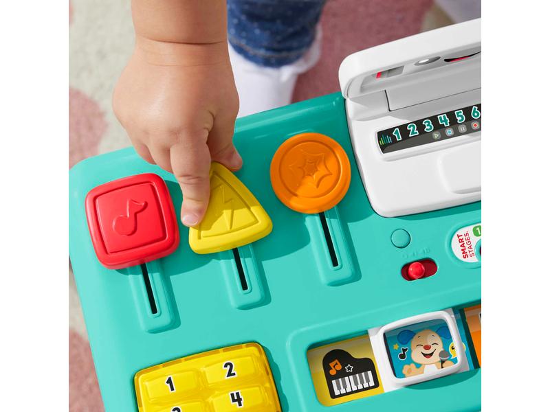 Fisher-Price Beschäftigungsspielzeug DJ Spieltisch Lernspass Mixspass DJ-Tisch-Aktivitätszentrum