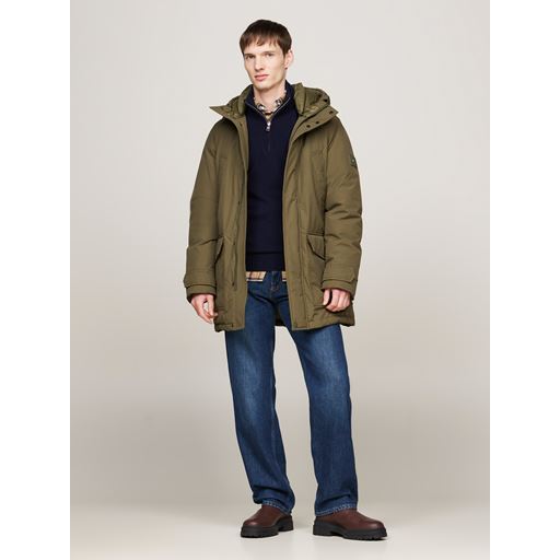 Tommy Hilfiger Rockie Down Parka Jakke, Army Green, L