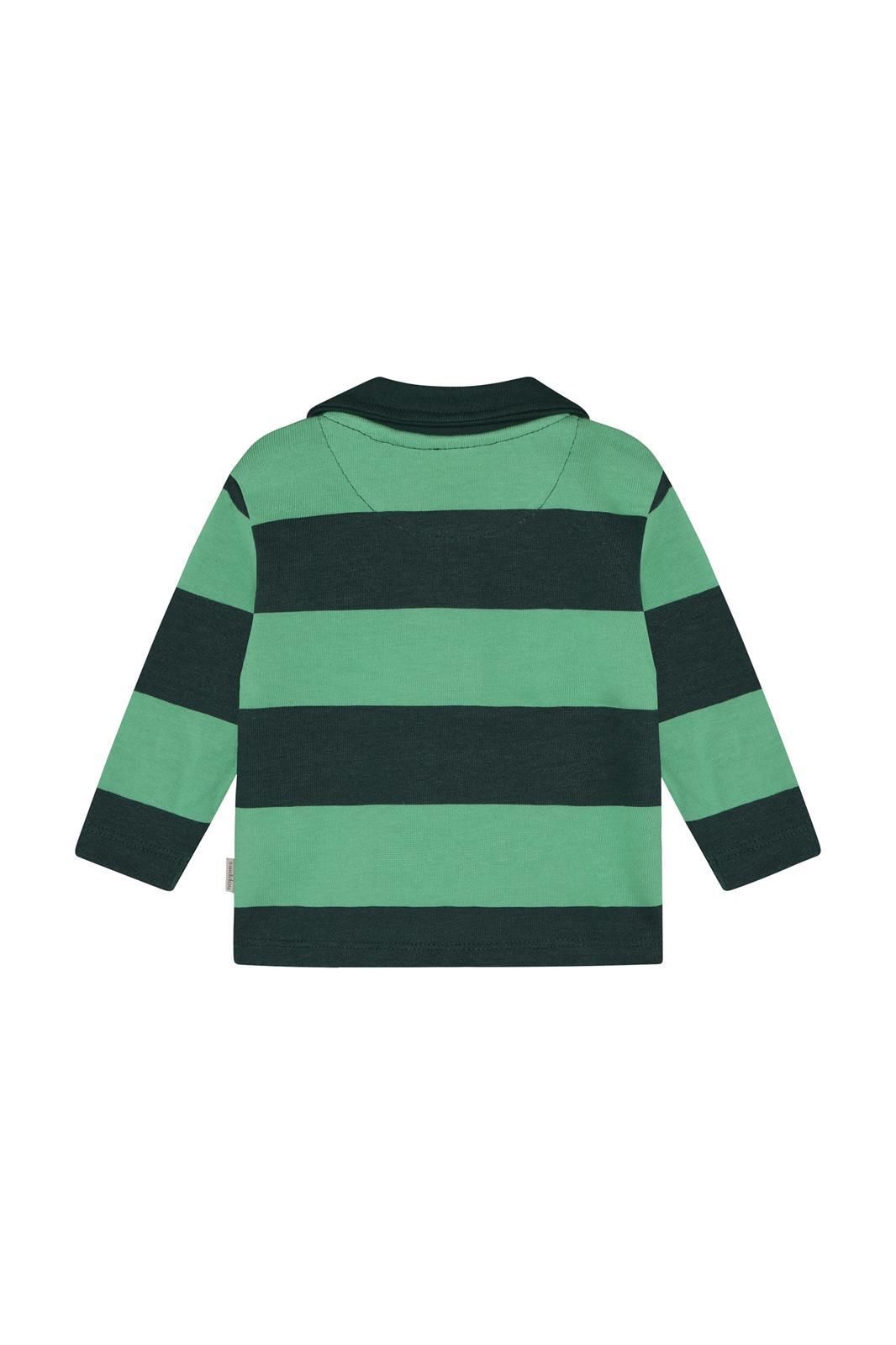 Noppies Baby Longsleeve Stuart - Stripe Pattern Medium Grey