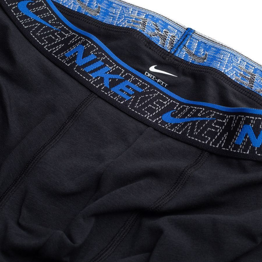 Nike Shorts Boxer Pack de 3 - Noir/Bleu/Jaune Fluo/Rouge