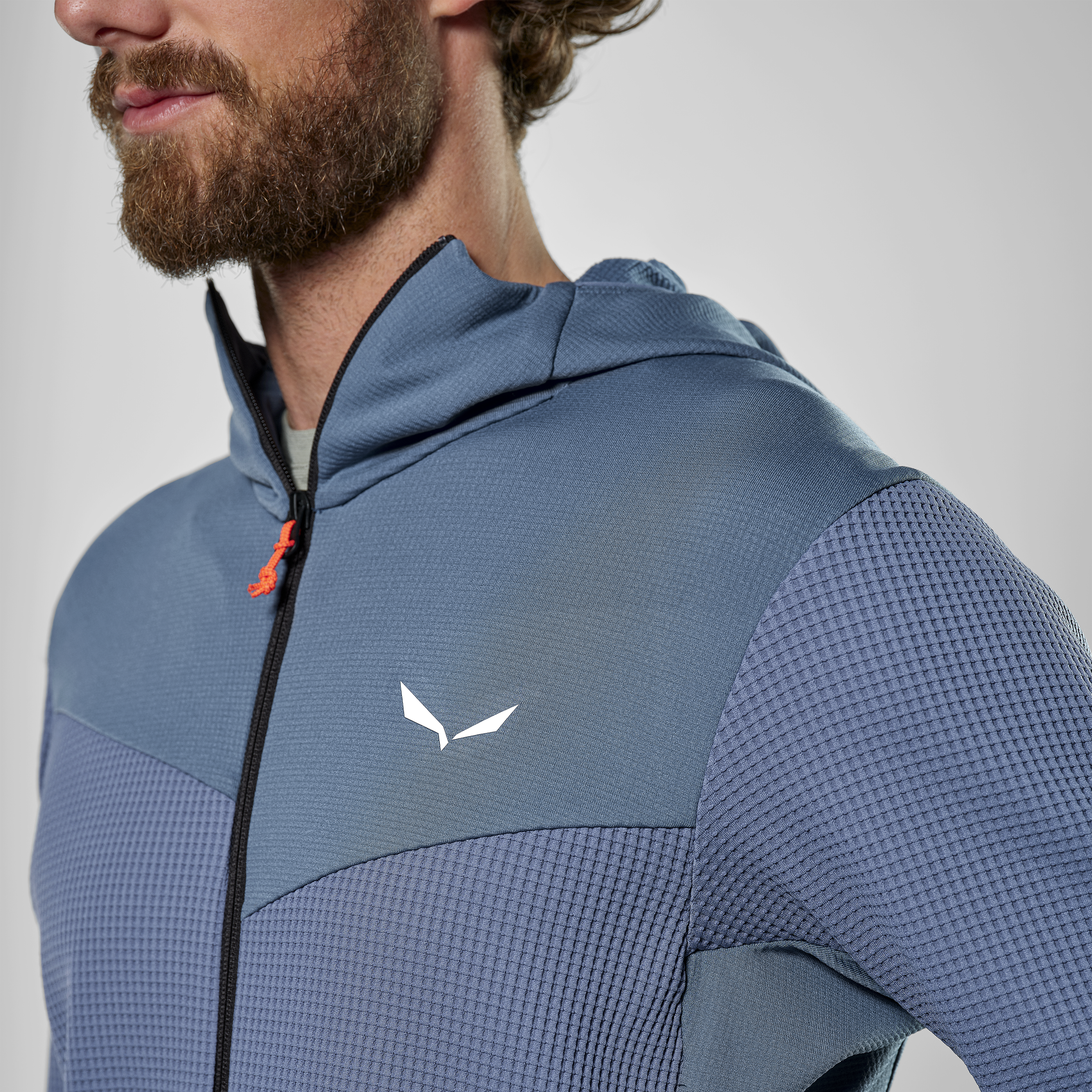 Puez Waffle Hybrid Polarlite Kapuzenjacke Herren