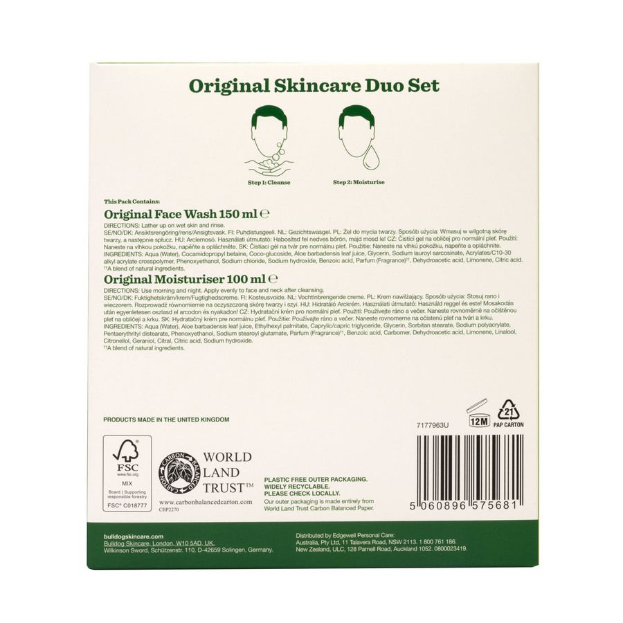 Bulldog Skincare Duo Set Original