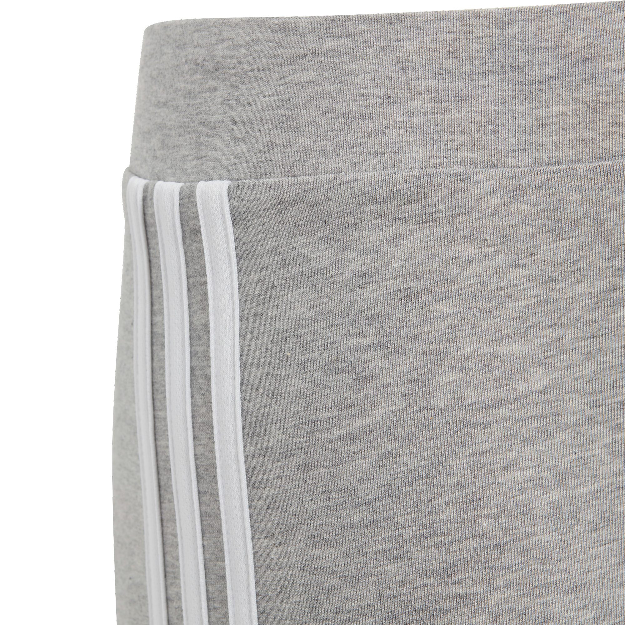 adidas Essentials 3-Streifen Cotton Leggings Mädchen medium grey heather