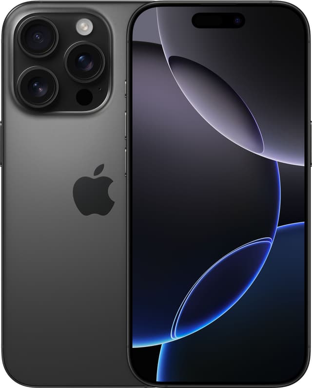 iPhone 16 Pro 5G smartphone 256GB (sort titanium)