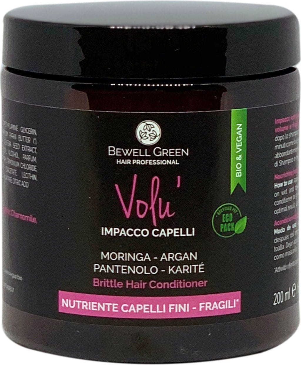 BeWell Green  VOLU' Nourishing Hair Mask, 200 ml