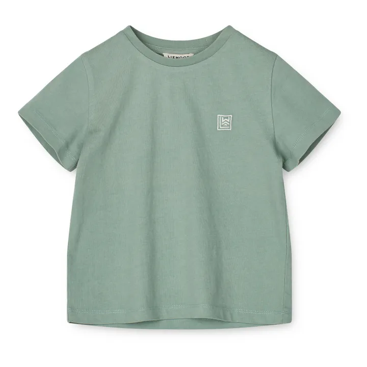 Liewood T-Shirt Manches Courtes Coton Bio Apia | Vert Menthe