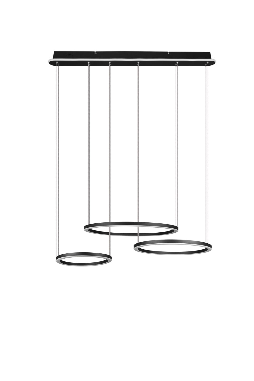 Morrison Pendelleuchte schwarz 323610332, B/H/T: 90 / 150 / 50 cm, Metall