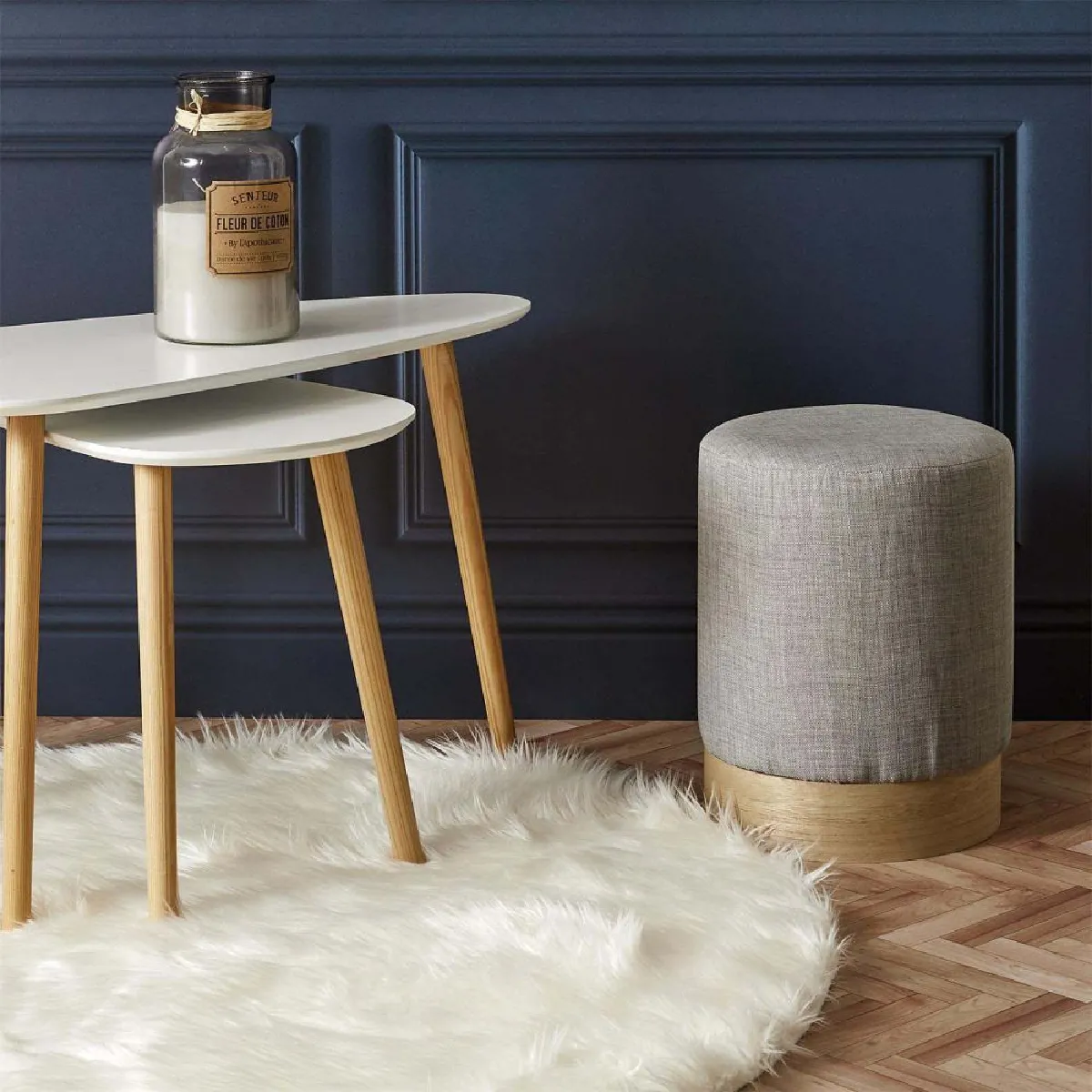 The Home Deco Factory Bougie Fleur de Coton