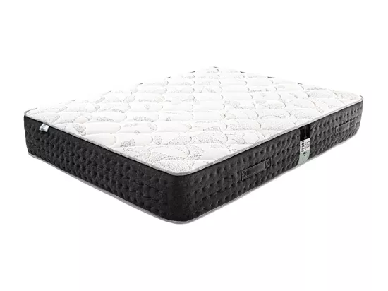 Matelas 160x200 cm, Sérénité, Ressorts Ensachés, Soutien très ferme + 2 Oreillers