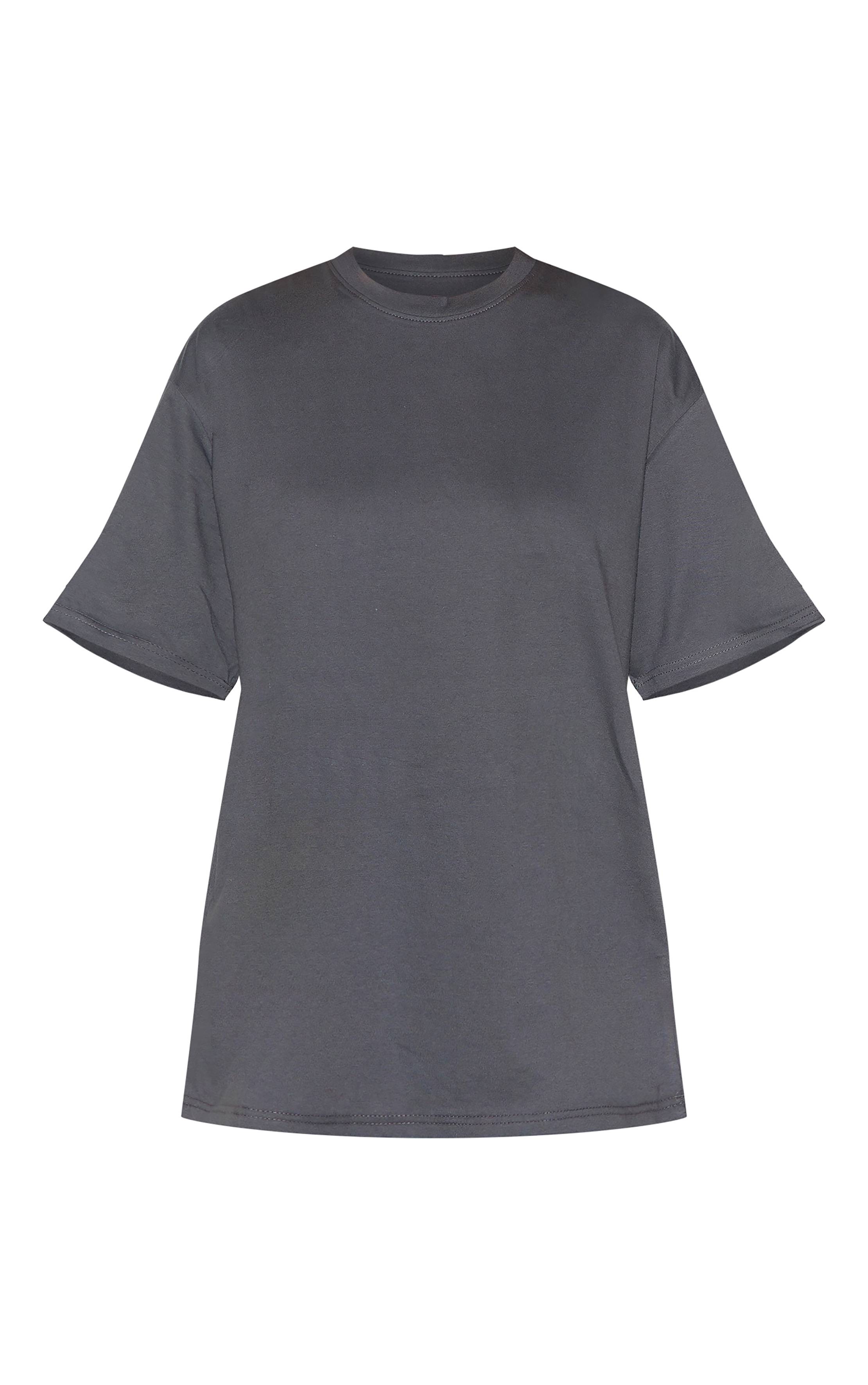 Charbon T-shirt Oversize En Coton