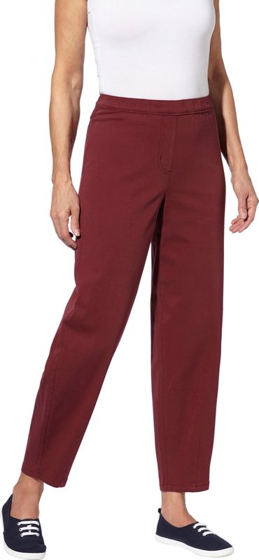 Dames jeans in bordeaux