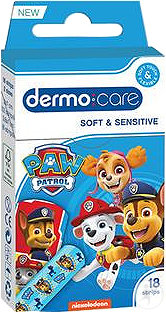 Dermo Care Soft & Sensitive Pansements Paw Patrol 18 Pansements