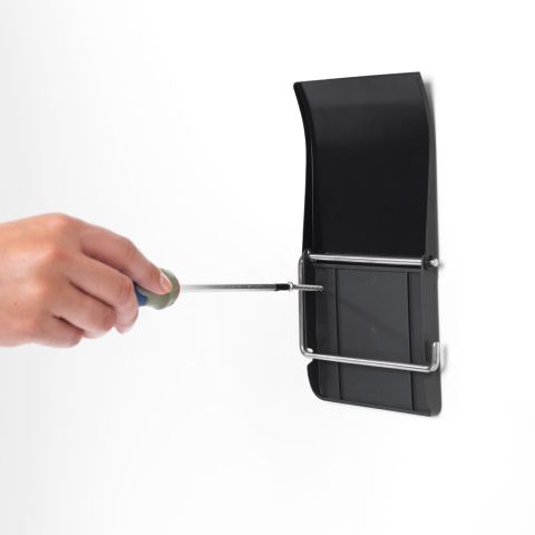 ReNew Toiletrolhouder met klep - Matt Black