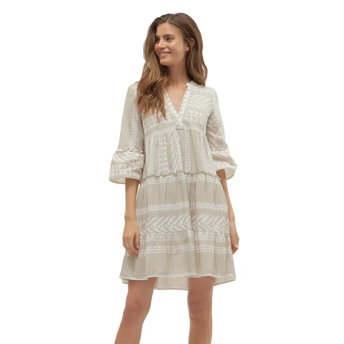 Vero Moda Dicthe 3/4 Woven Jurk Dames