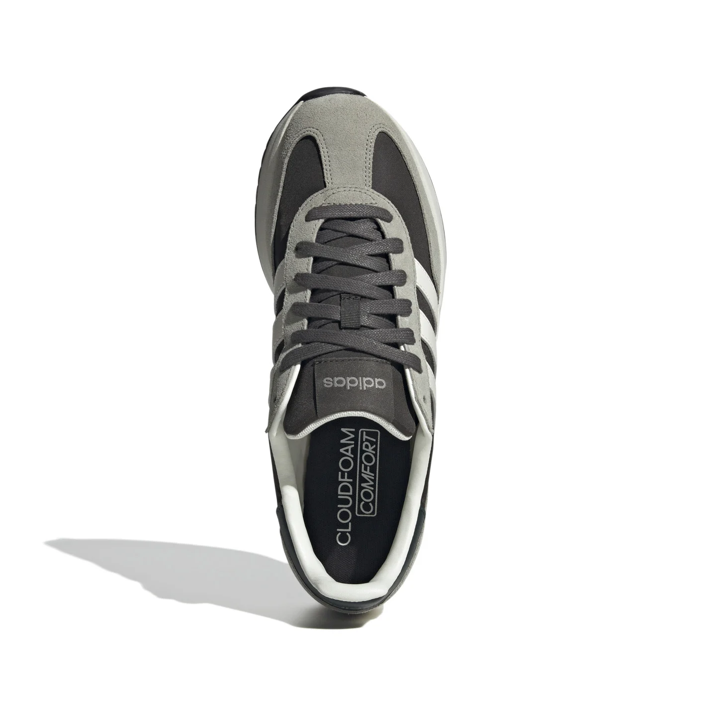 Adidas Run 70s 2.0 Sneakers Donkerbruin Grijs Wit