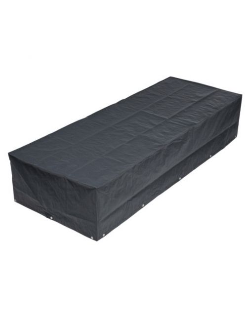 Nature Beschermhoes Voor Ligbed - Tuinmeubelen - 40x205x78 cm Grijs