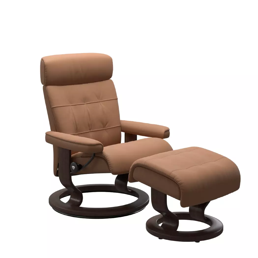 Sessel mit Hocker Erik Classic