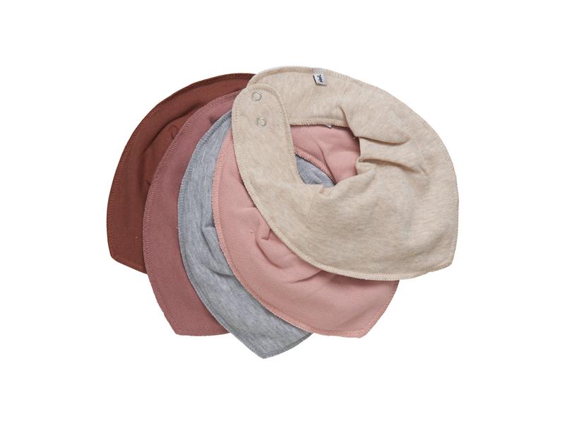 pippi Dreieckstuch Bandana Lätzchen 5er-Set Burlwood Praktische Baby Dreieckstuch in verschiedenen Farben