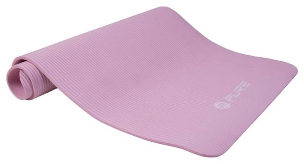 Pure2Improve Tapis de yoga 120x60x1 cm Caoutchouc Rose