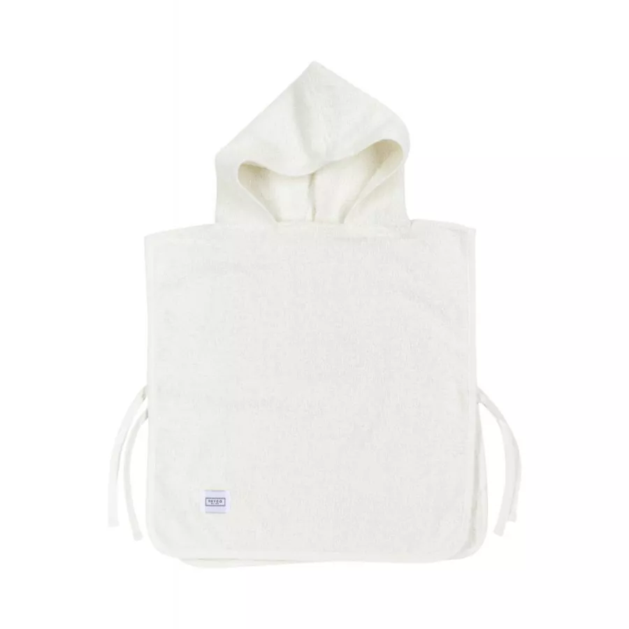 MEYCO Badeponcho Frottee Uni Offwhite
