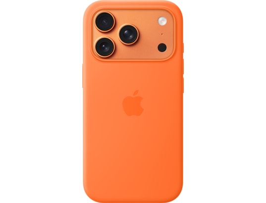 APPLE - Coque iPhone 17 Pro Silicone MagSafe – Orange - MGFE4ZM/A