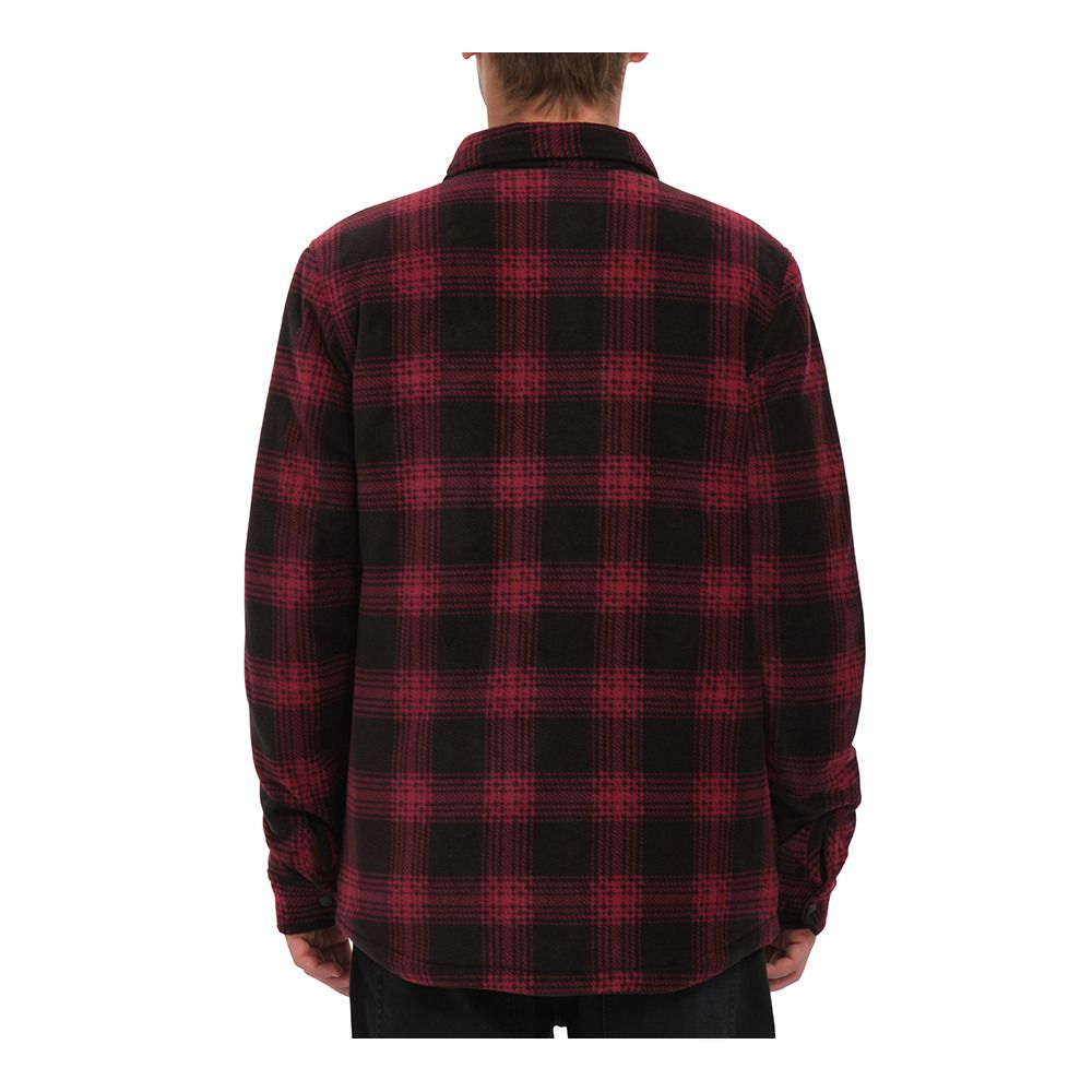 Volcom BOWERED FLEECE - Surchemise Homme wine