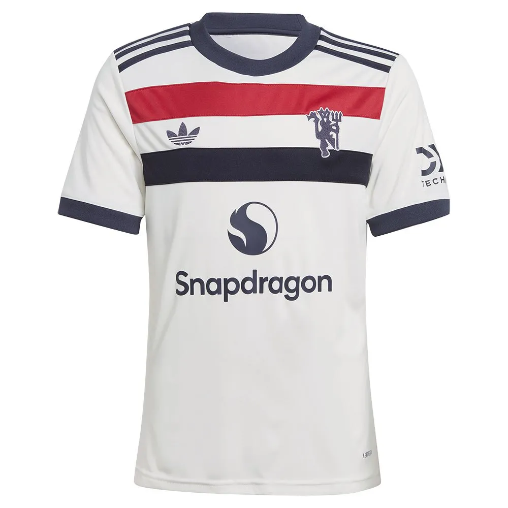 adidas Manchester United 24/25 3 Stripes Junior-Kurzarm-T-Shirt