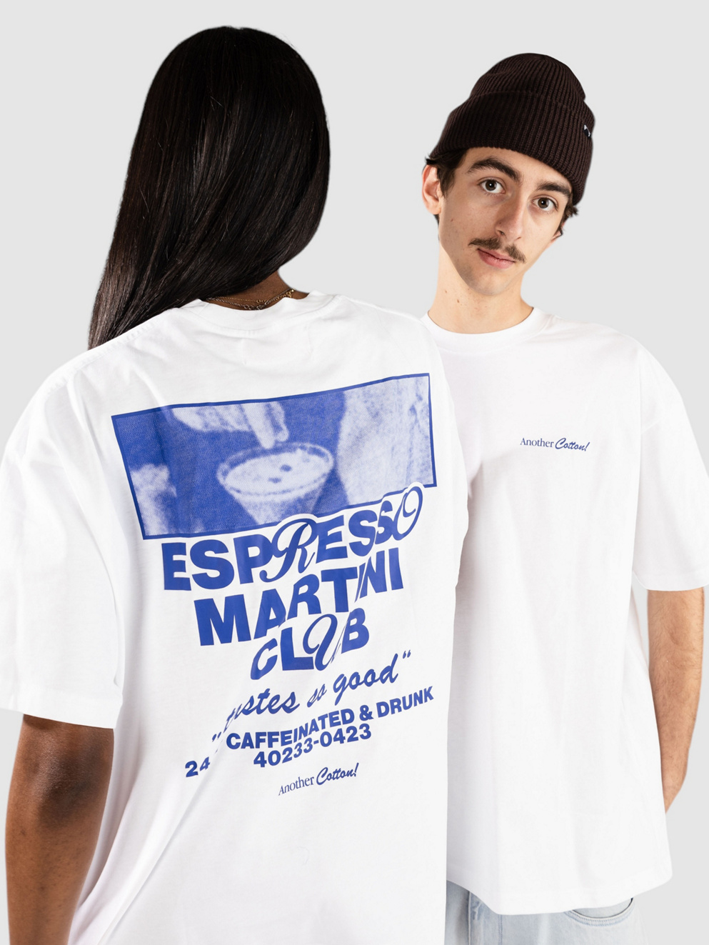 Another Cotton Lab Espresso Martini T-Shirt white