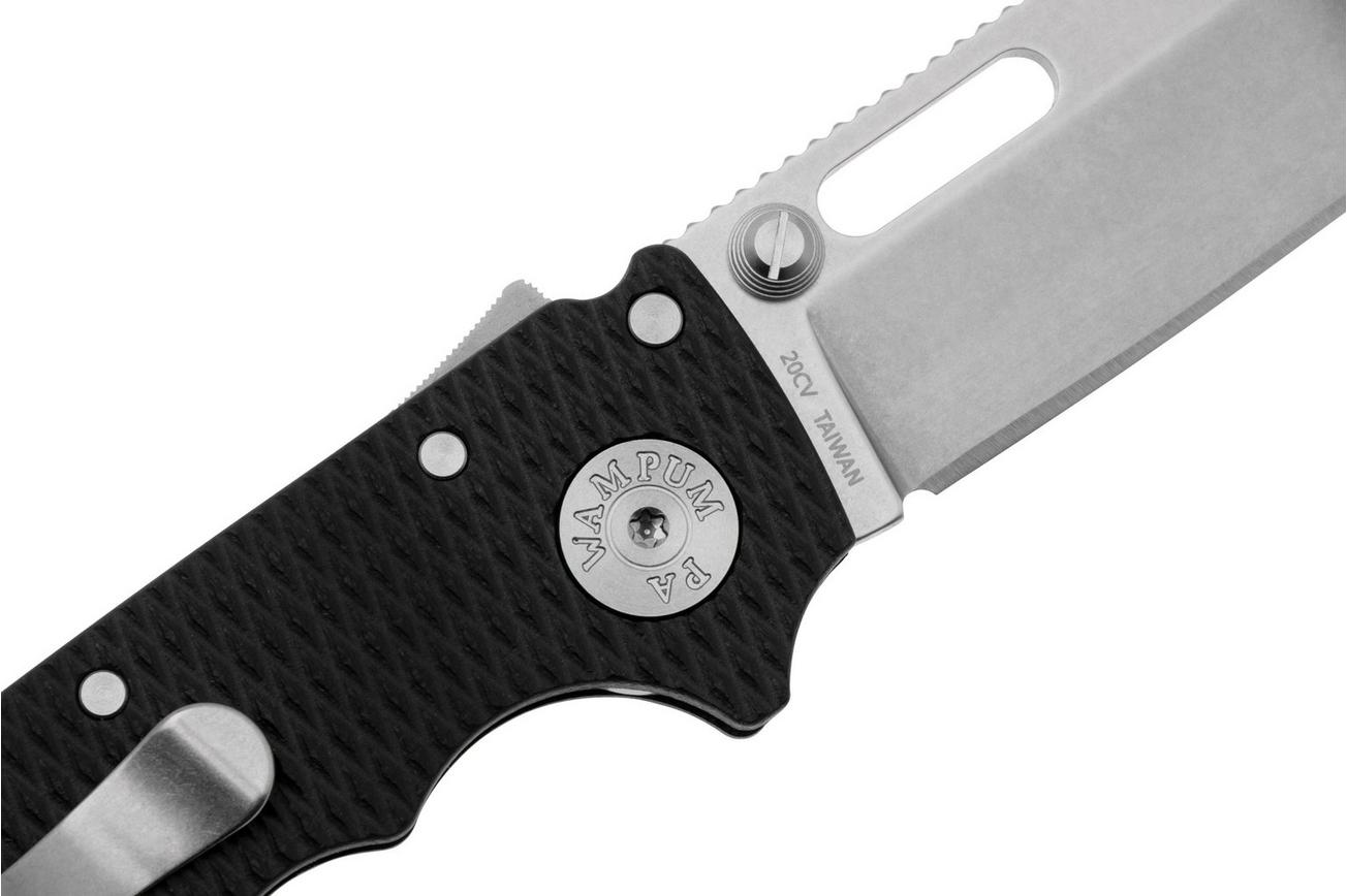 Demko Knives AD20.5 Shark-Lock CPM 20CV Clip Point AD205-20CV-BLK-CP Black G10, zakmes