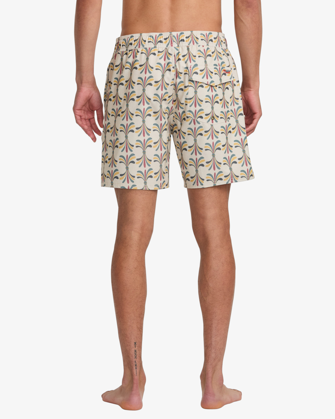 Rvca LA Floral Boardshort Light Khaki